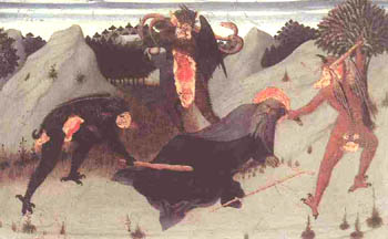 St Anthony tormented by devils